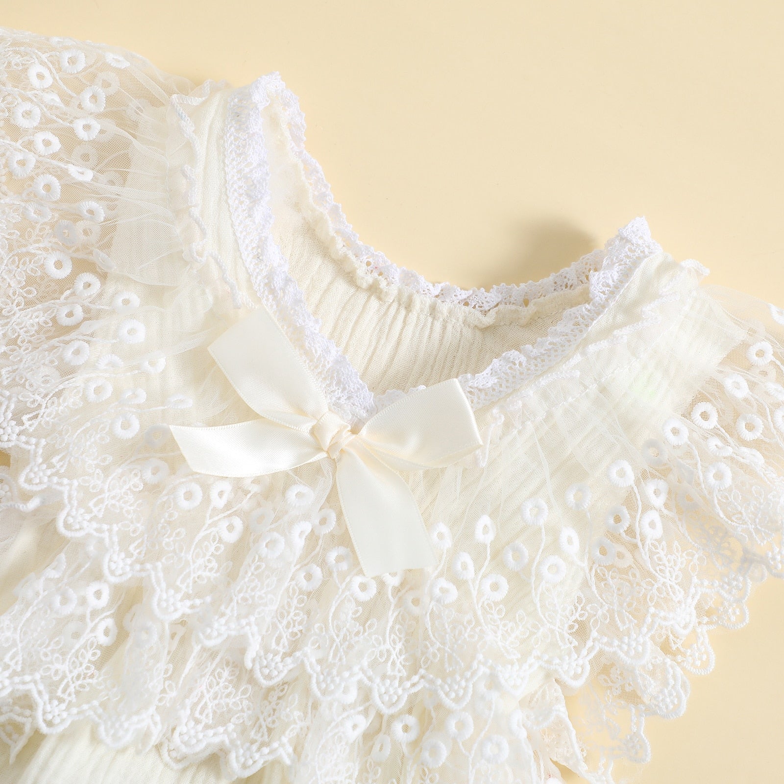 Floral Lace Princess Romper