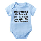 Here with My Great Grandma Onesie