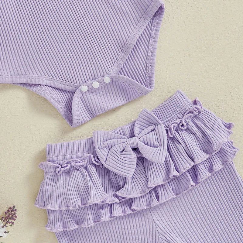 Precious Purple Ruffle Outfit
