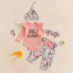 Little Sister 4 Piece Flower Outfit