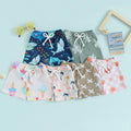 Patterned Swim Trunks