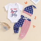 My First 4th of July Stars & Stripes Outfit