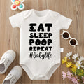 "Eat Sleep Poop Repeat" Baby Onesie