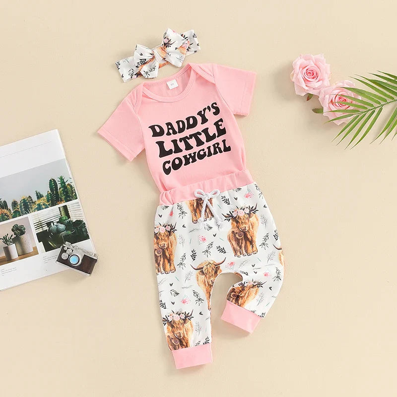 Daddy's Little Cowgirl Outfit