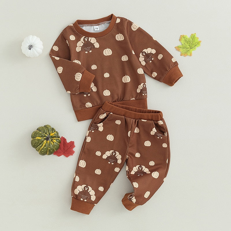 Turkey Thanksgiving Jogger Set