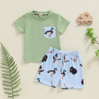 Duck Pocket T-shirt & Shorts