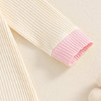 Ribbed Pocket Footie Onesie