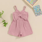Ribbed Bow Remi Romper
