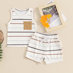 Striped Teagan Tank & Shorts