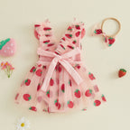 Strawberry Saylee Dress & Headband