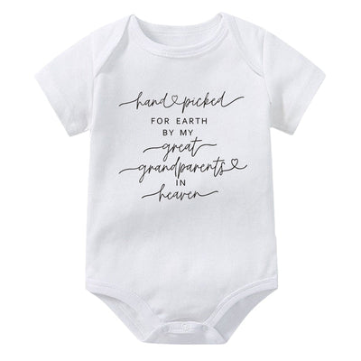 Hand Picked For Earth By My Great Grandparents in Heaven Onesie