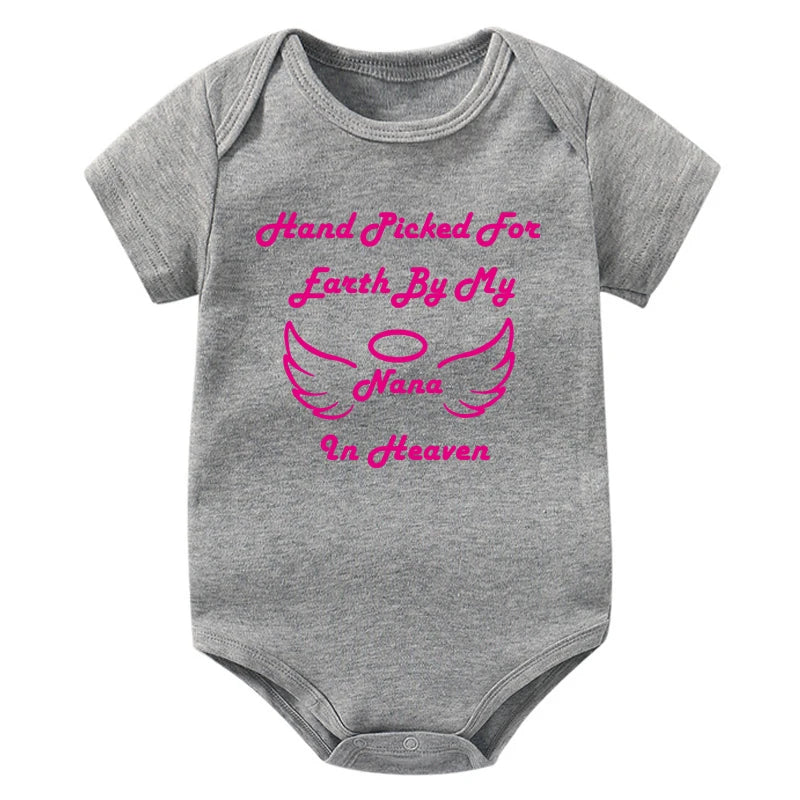 Hand Picked for Earth By My Nana in Heaven Onesie