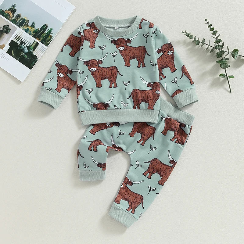 Highland Cow Jogger Set