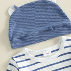 Elephant Dinosaurs Romper  Hat 3Pcs Set