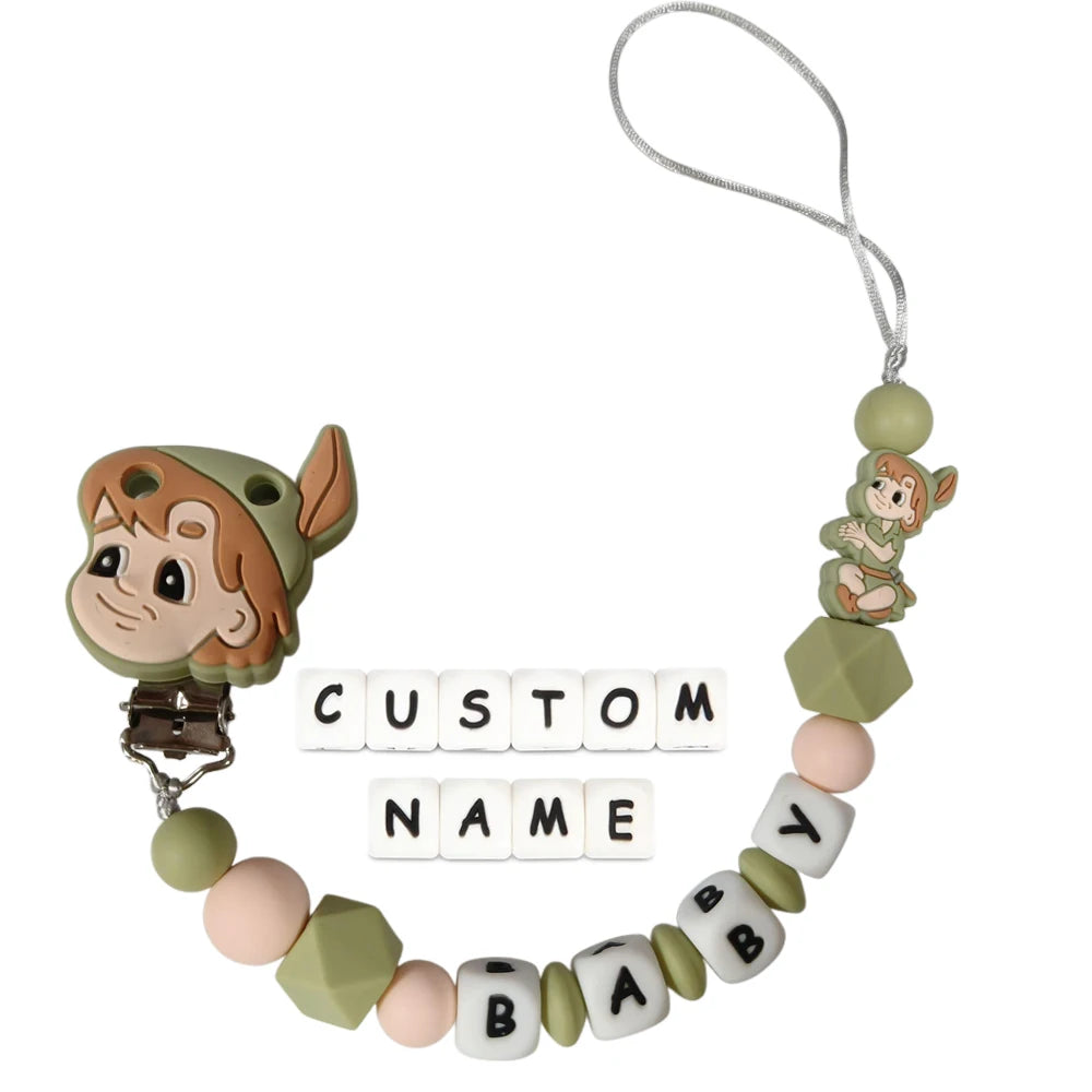 Personalized Baby Pacifier Clip
