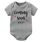 Coming Soon 2027 Baby Onesie