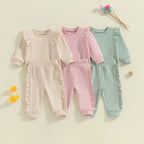 Solid Ruffle Julian Jogger Set