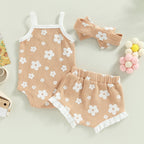 Ruffled Flower Power Summer Outfit