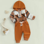 Pelton Plaid Hoodie Onesie & Pants