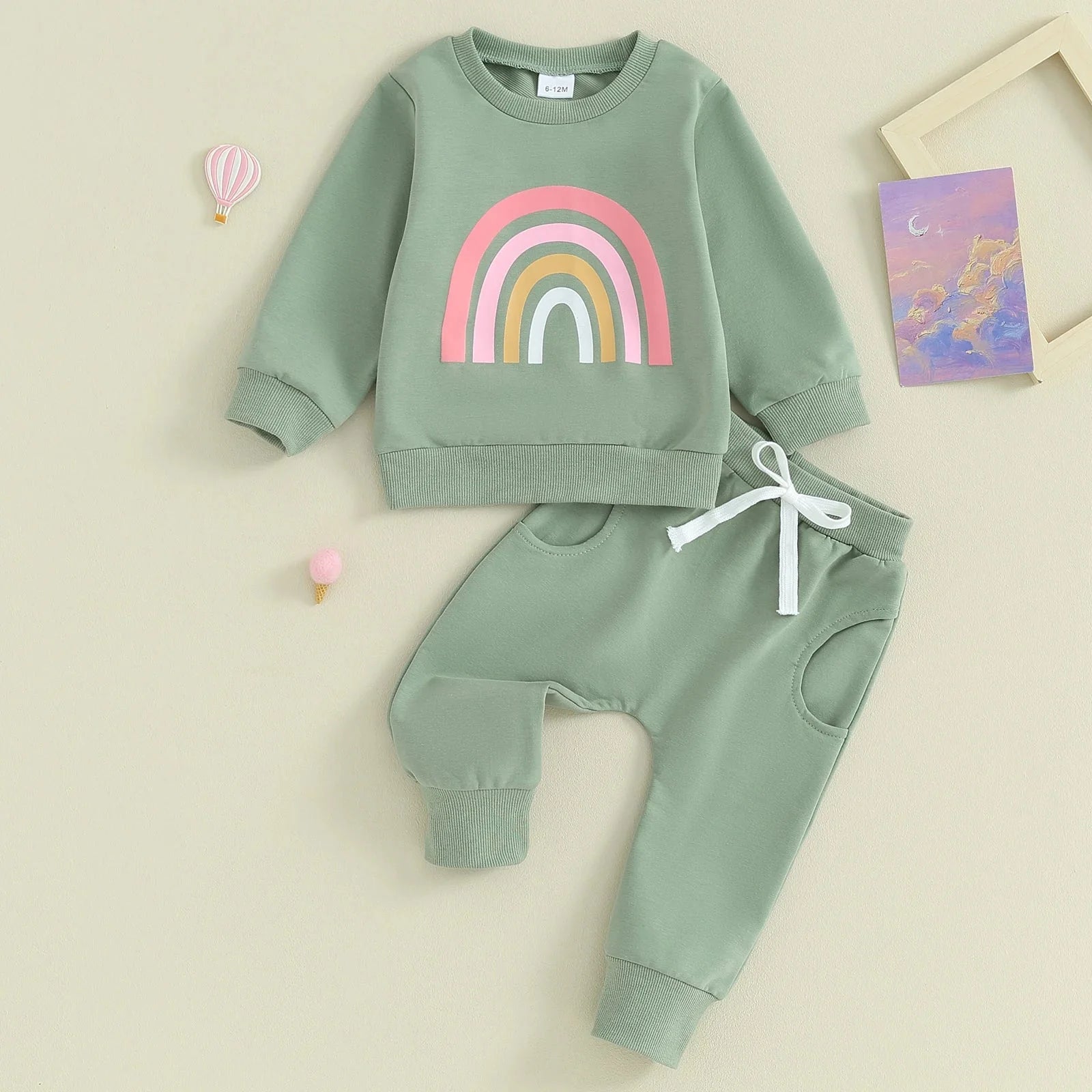 Rainbow Jogger Set