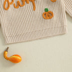 🎃 Pumpkin Patch Baby Knit Sweater