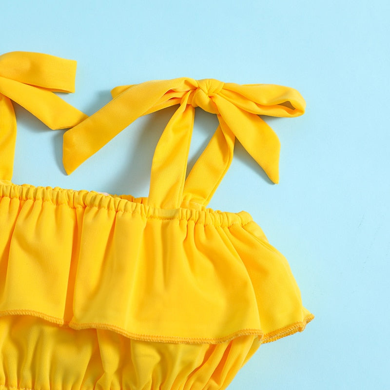 Ruffled Sunshine Swimsuit