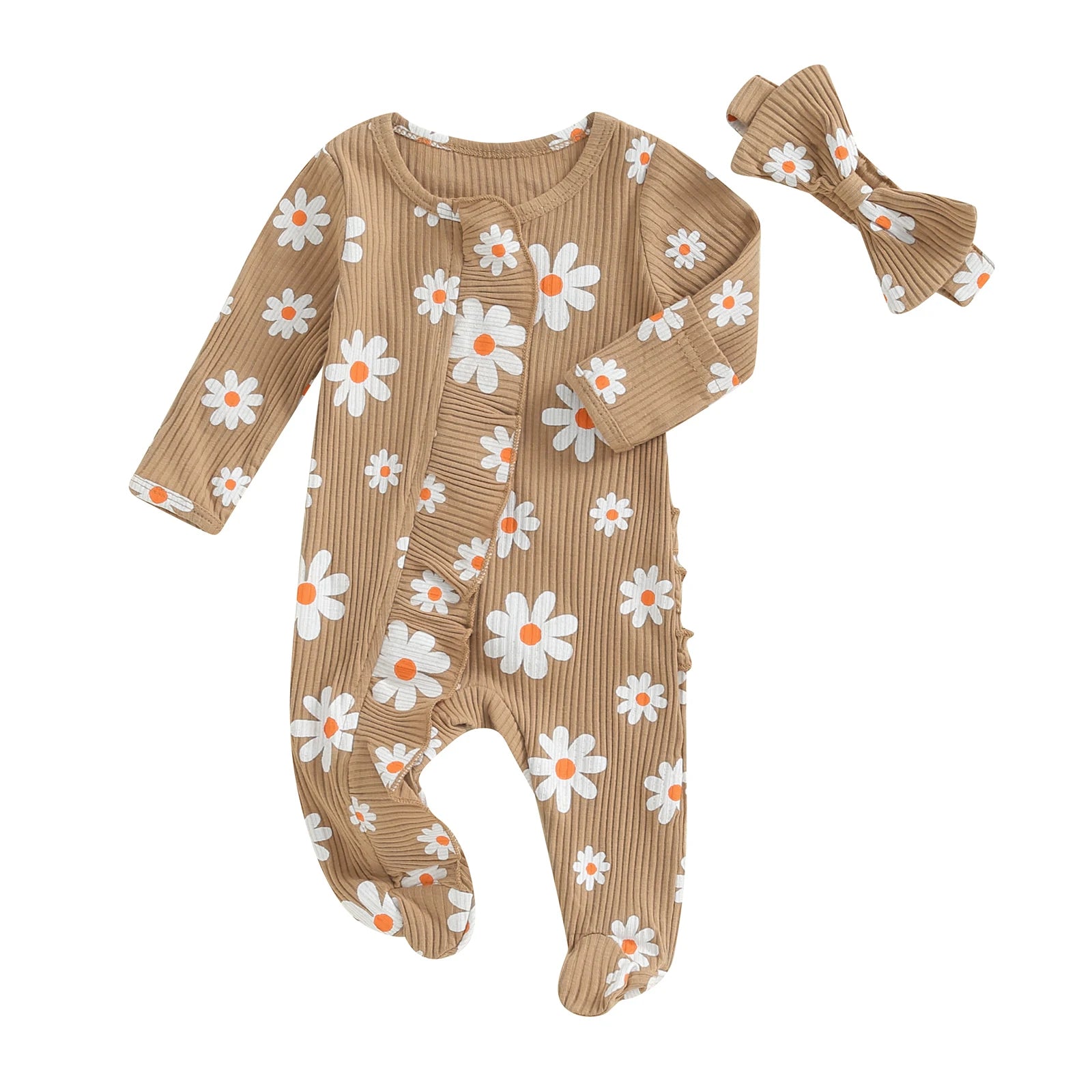 Sun Flower Romper & Headband