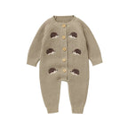 Knitted Hedgehog Romper