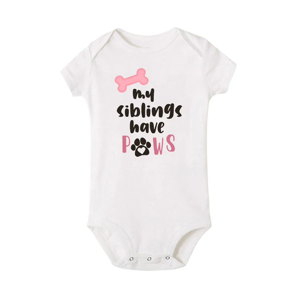 My Siblings Have Paws Onesie