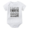 I Just Did 9 Months on the Inside Onesie