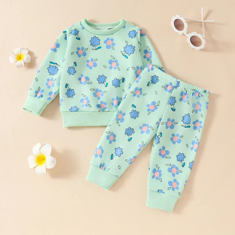 Flower Frannie Jogger Set