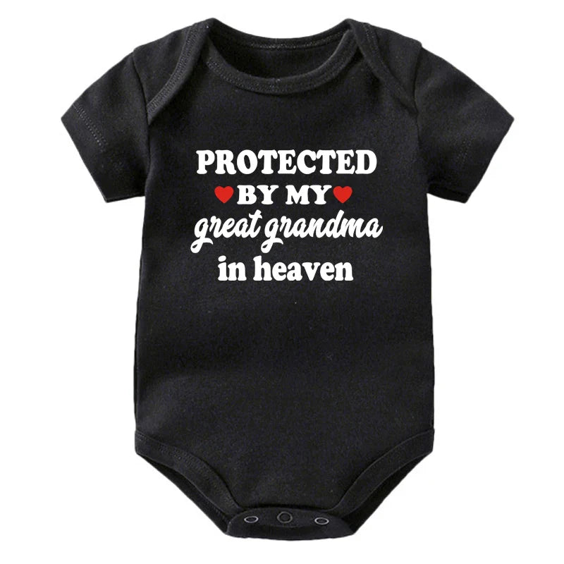 Protected By My Great Grandma in Heaven Onesie