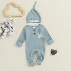 Ribbed Lil Bro Onesie & Hat