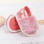 Fluffy Heart Sandals