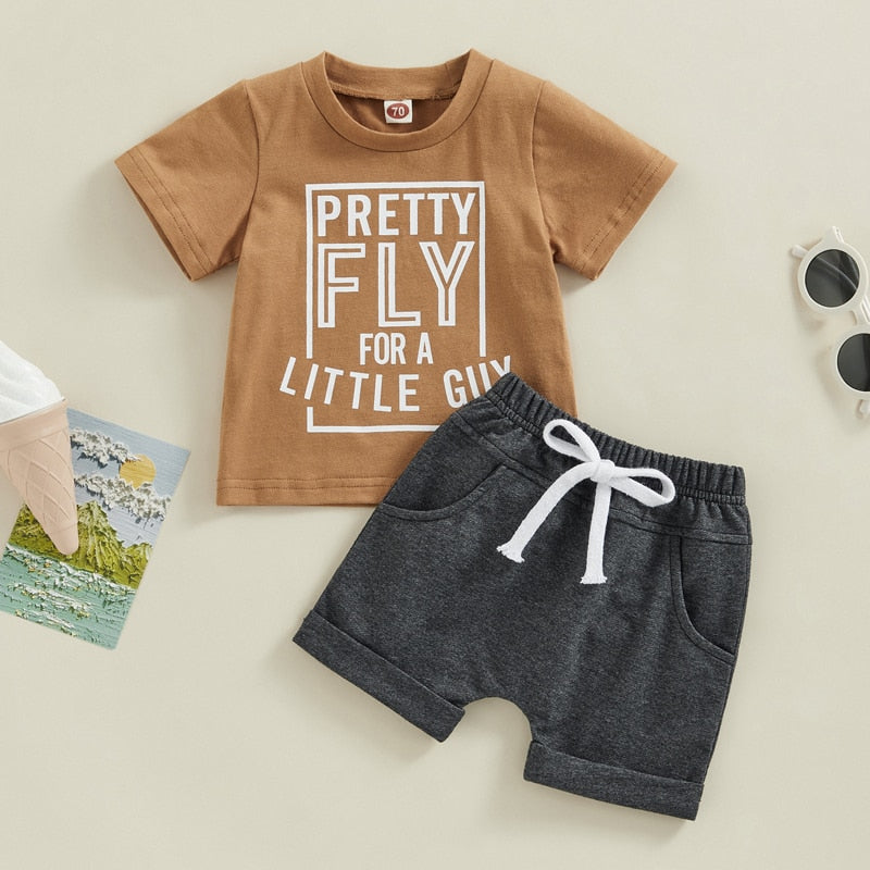 Pretty Fly For A Little Guy T-shirt Set