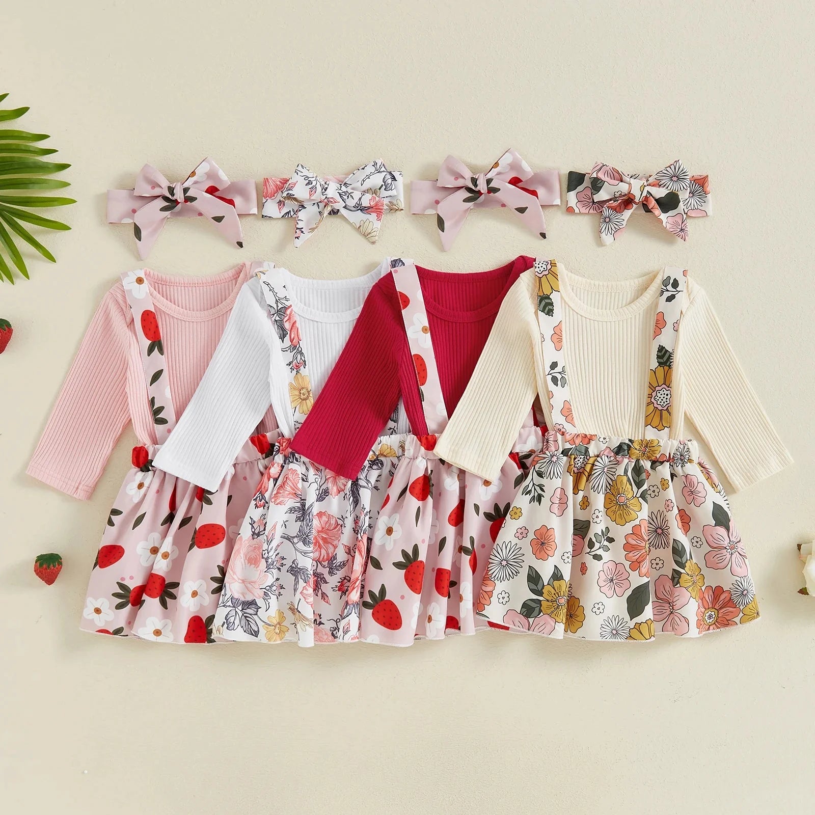 Fillis Floral Skirt Outfit & Bow
