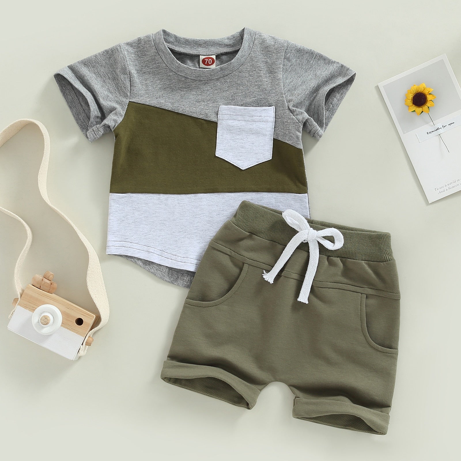 Perry Pocket T-shirt & Shorts