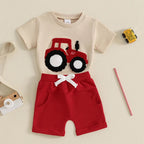 Fuzzy Tractor T-shirt & Shorts