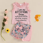 Floral Ruffled Attitude Outfit