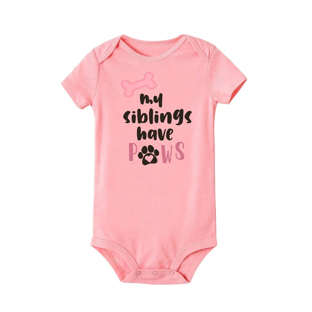 My Siblings Have Paws Onesie