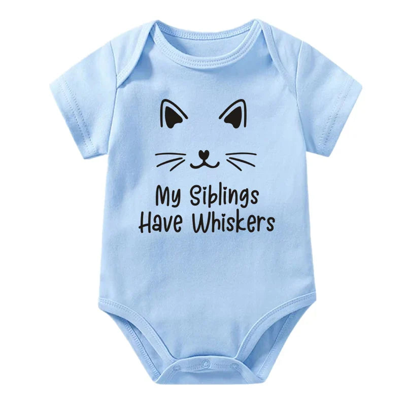 My Siblings Have Whiskers Cat Onesie