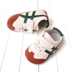Contrast Color Stripe Shoes