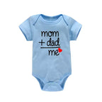 Mom Plus Dad Equals Me Funny Onesie (Multiple Colors)