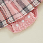 Plaid Ruffled Darla Dress