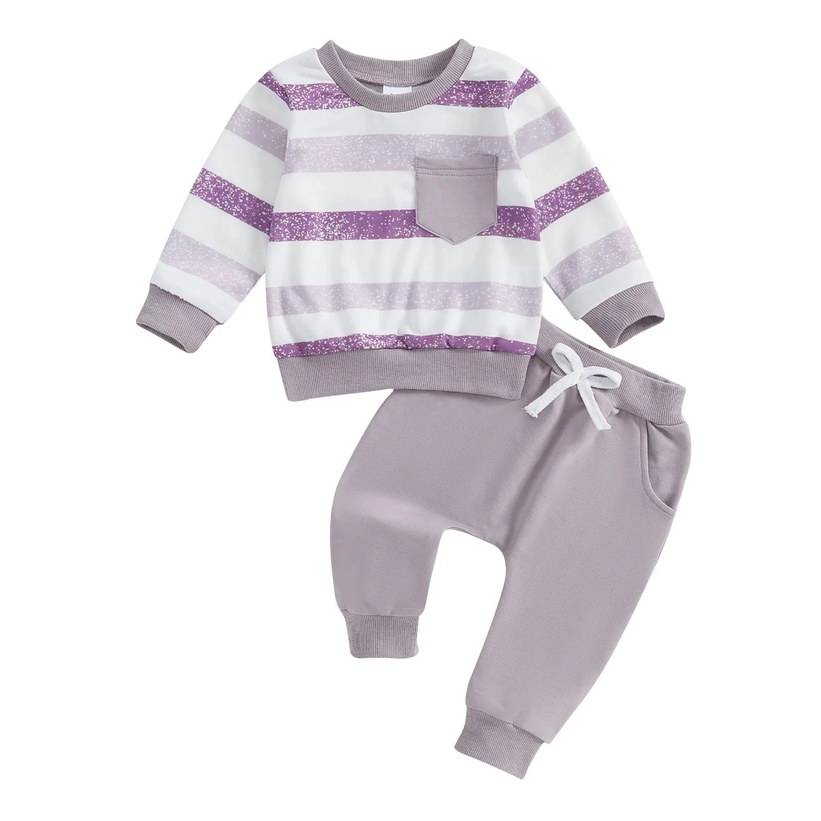 Striped Pocket Outfit