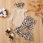 Mini Mocha Ruffle Flare Set