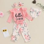 Hello I'm New Here Floral Outfit