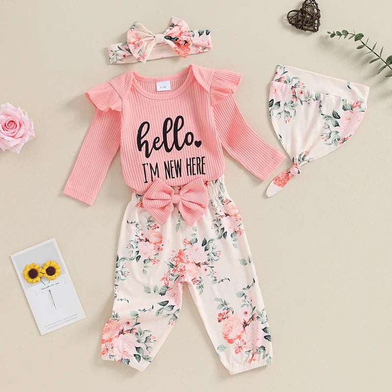 Hello I'm New Here Floral Outfit
