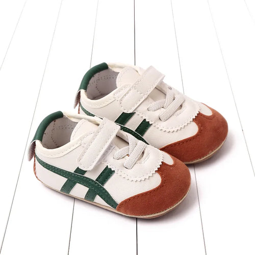 Contrast Color Stripe Shoes