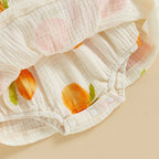 Summer Peach Tree Dress & Bow